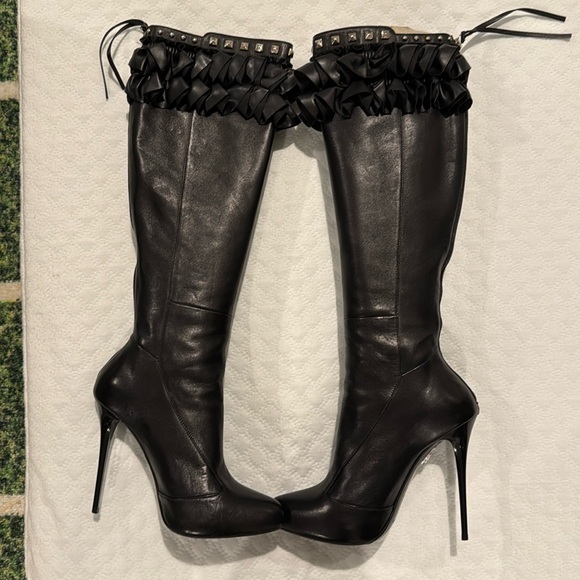 Gianmarco Lorenzi Shoes - Gianmarco lorenzi couture leather boots